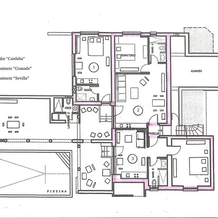 Casa Holandaluzas Near Beach, With Salt Water Pool And Private Parking Апартаменты